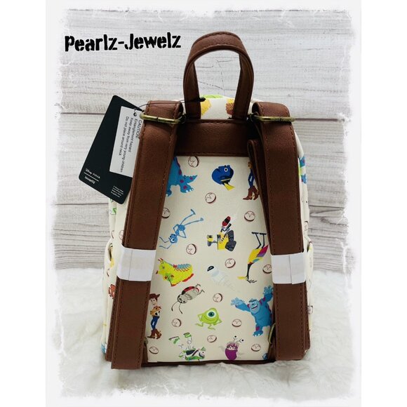 Loungefly Disney Pixar 25th Anniversary Icons Toy Story UP Nemo Backpack NWT main image 5